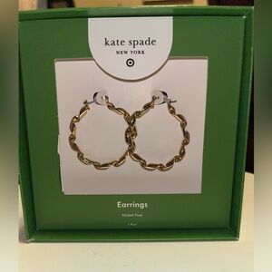 Kate Spade Twisted Gold Earrings
